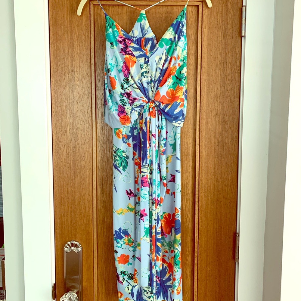 Tbags Los Angeles Paradise Print Dress